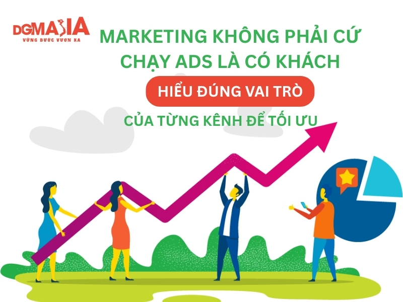 Marketing không phải cứ chạy ads là có khách – Hiểu đúng vai trò của từng kênh để tối ưu.