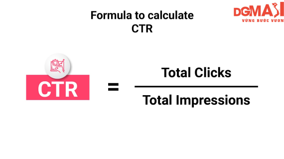 CTR là tỷ lệ giữa số lần click vào quảng cáo và số lượt hiển thị quảng cáo