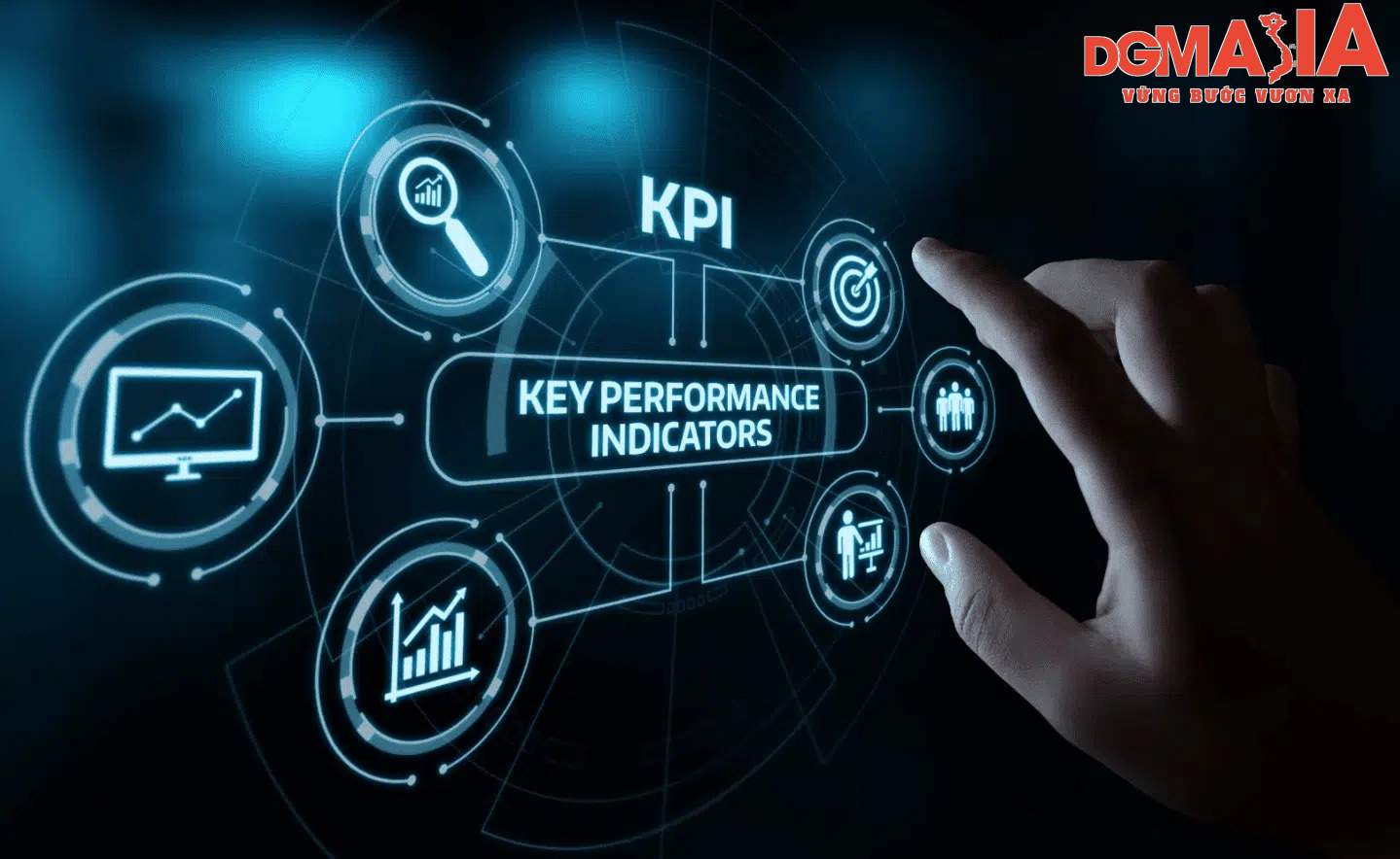 KPI là chỉ số hiệu suất chính giúp đo lường mức độ hoàn thành mục tiêu của doanh nghiệp hoặc cá nhân
