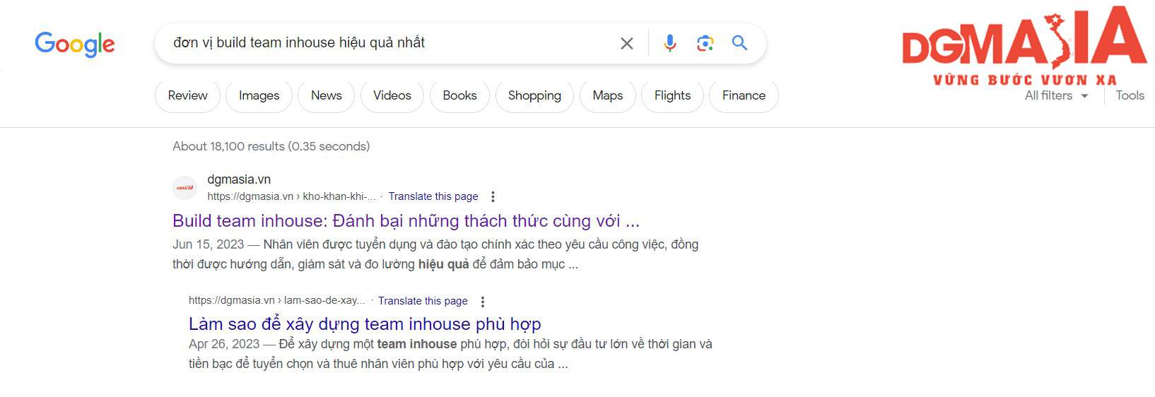 Mỗi từ khóa sẽ mang những mục đích tìm kiếm khác nhau của người dùng