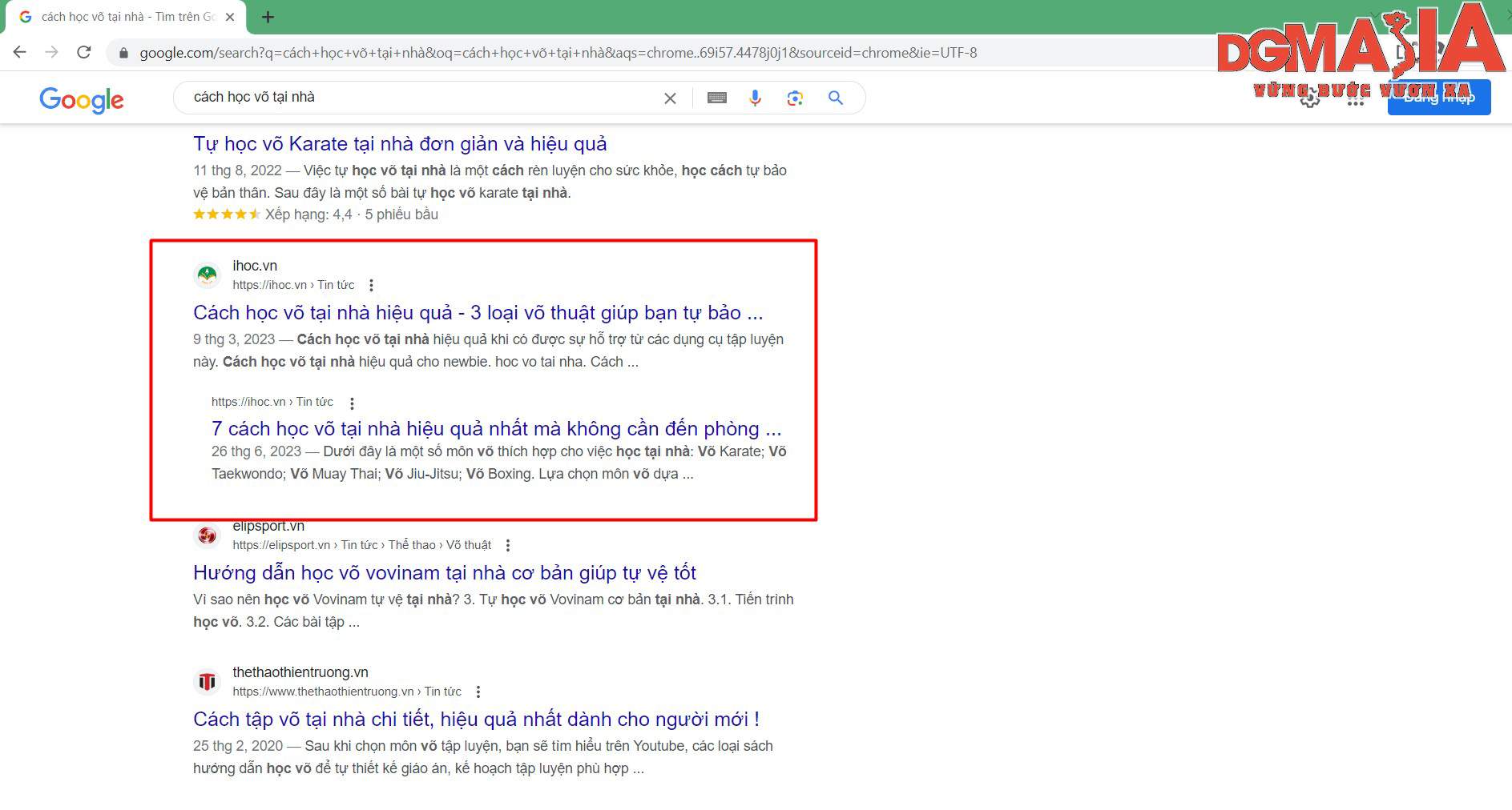 Ăn thịt từ khóa là hiện tượng có hai hoặc nhiều bài viết trên một website cùng được xếp hạng cho một truy vấn trên Google