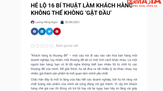 Sử dụng các câu danh ngôn cũng là một công thức viết đoạn Sapo hay, thu hút người đọc (Hình ảnh được lấy từ bài viết của Wisebusiness.edu.vn)