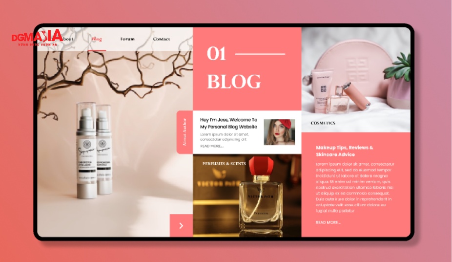 Marketing mỹ phẩm - Xây dựng những trang blog chuyên sâu kiến thức về mỹ phẩm