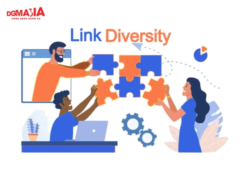 backlink profile - Đa dạng liên kết trong hệ thống website