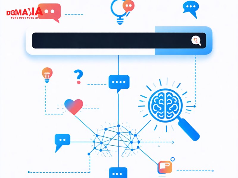 AI tối ưu quy trình sản xuất nội dung - AI hỗ trợ nghiên cứu hành vi tìm kiếm của người dùng