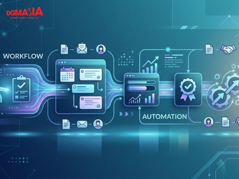 AI trong vận hành marketing doanh nghiệp - Tự động hóa workflow marketing