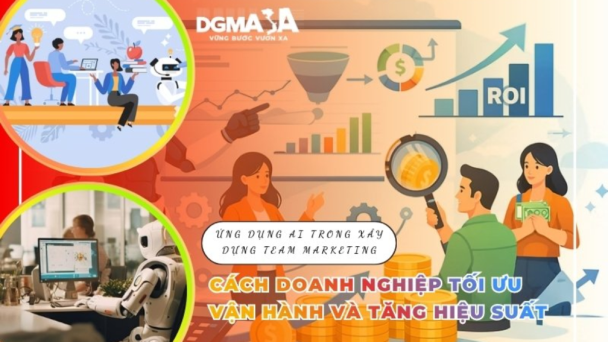 Ứng dụng AI trong xây dựng team marketing