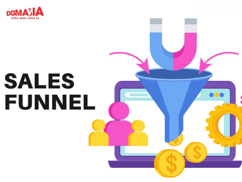 Sales funnel tập trung vào quá trình chuyển đổi thành doanh thu