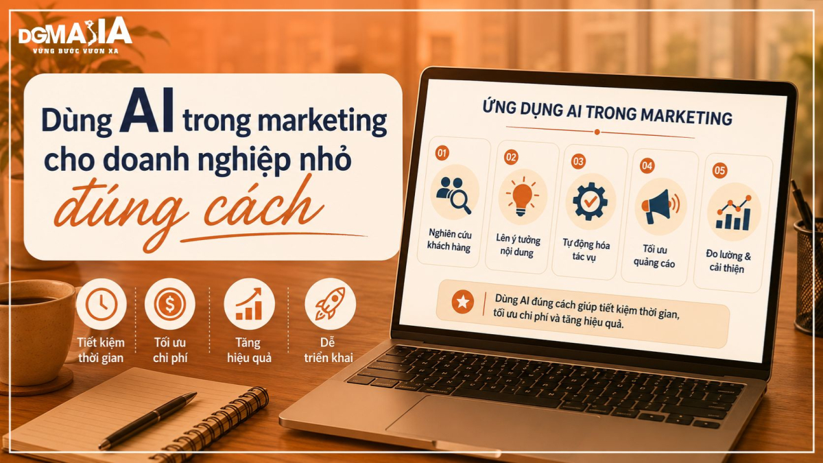dùng AI trong marketing cho doanh nghiệp nhỏ