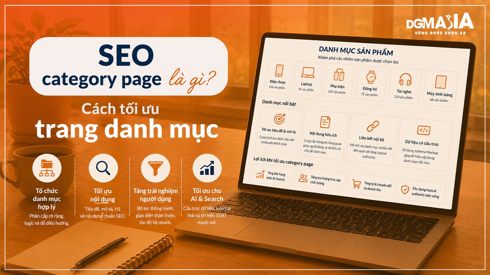 SEO category page là gì? Cách tối ưu trang danh mục