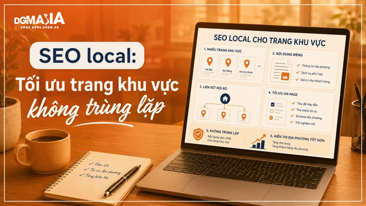 SEO local: Tối ưu trang khu vực không trùng lặp