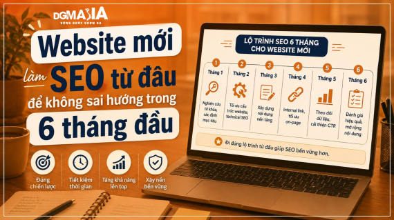 Website mới làm SEO từ đâu để không sai hướng trong 6 tháng đầu?