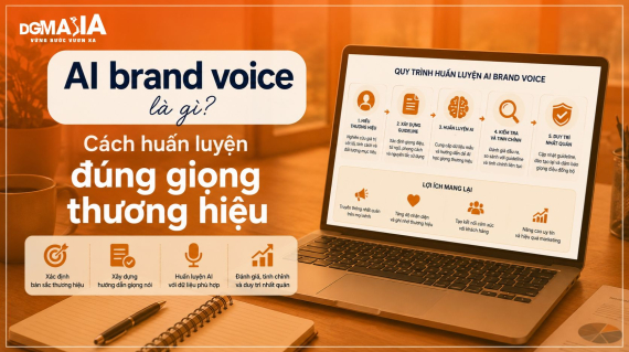 AI brand voice là gì? Cách huấn luyện đúng giọng thương hiệu