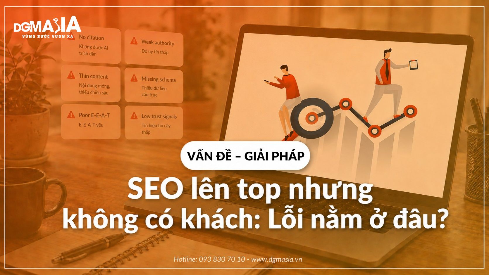 bài SEO lên top nhưng không có khách