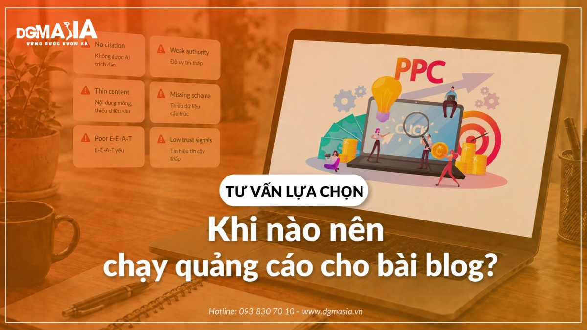 chạy quảng cáo cho bài blog