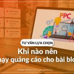 chạy quảng cáo cho bài blog