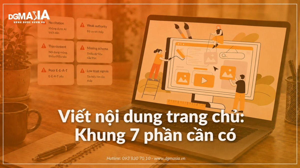 nội dung trang chủ website