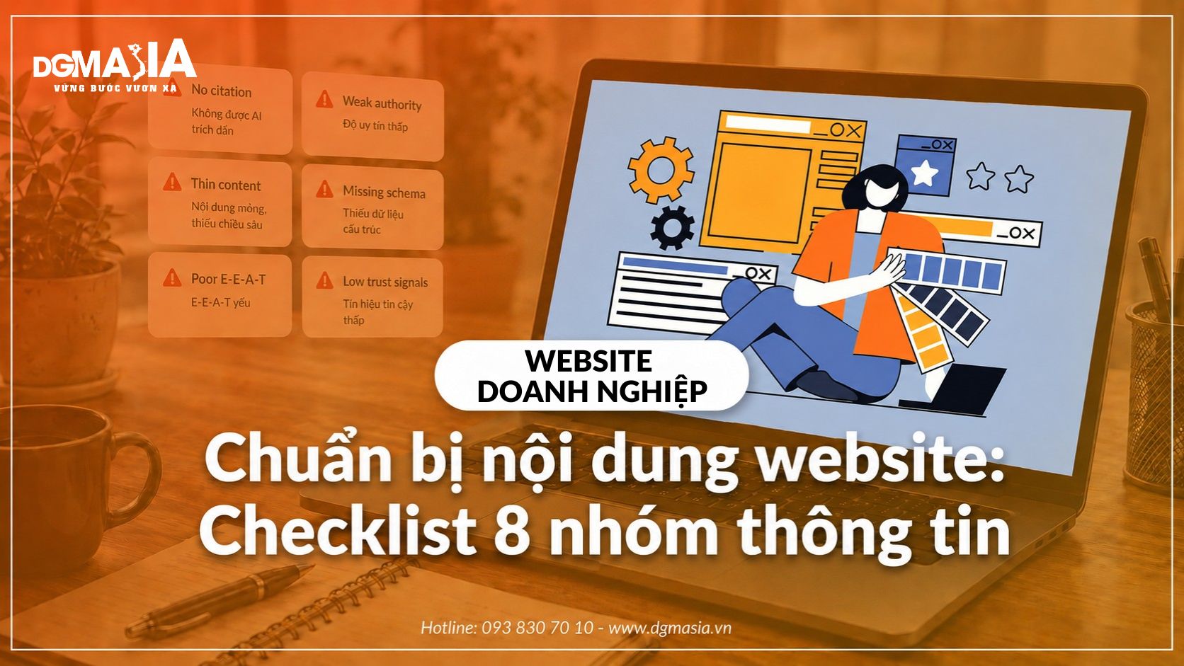 nội dung website doanh nghiệp