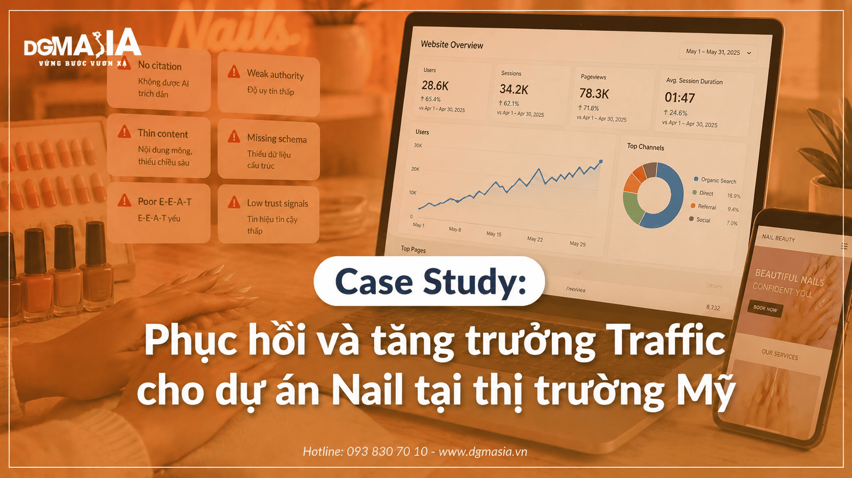 DGM ASIA - dự án nail thị trường mỹ