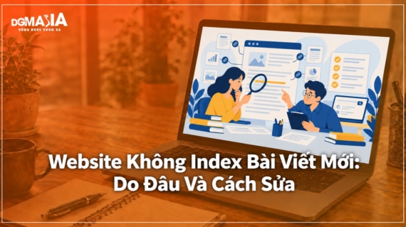 website không index bài viết mới