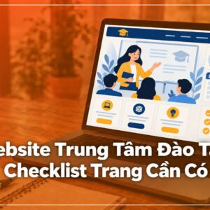 thiết kế website cho trung tâm đào tạo